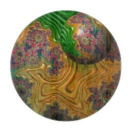 Nur schwebend mit dekorativem Glasfaserkabel Schneidebrett