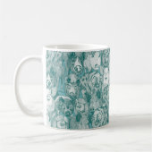 nur Schweine Viridian Türkis Kaffeetasse (Links)