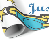 Nur schwimmen geschenkpapier (Rolleneckpunkt)