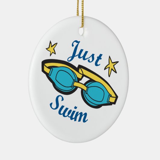 Nur schwimmen keramik ornament (Rechts)