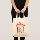 Nur sein Name - Totbeutel Tragetasche (Vorderseite (Produkt))
