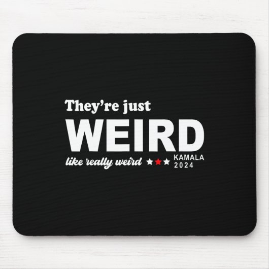 Nur seltsam wie wirklich seltsam mousepad (Vorne)