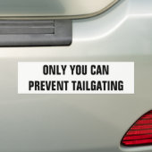 Nur Sie können das condenced Tailgatingfolio Autoaufkleber (Auf Auto)
