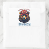 Nur Sie können Kamunismus Harris verhindern Rechteckiger Aufkleber (Tasche)