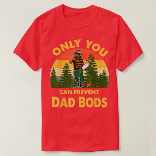Nur Sie können verhindern, dass Papa Boards Bären T-Shirt (Design vorne)