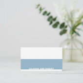 Nur Sie | Moderne geflochtene Hochzeit Platzkarte (Stehend Vorderseite)