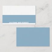 Nur Sie | Moderne geflochtene Hochzeit Platzkarte (Vorne/Hinten)