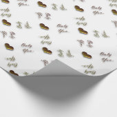 Nur Sie. Valentines-Liebemuster mit Herzen Geschenkpapier (Ecke)