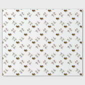 Nur Sie. Valentines-Liebemuster mit Herzen Geschenkpapier (Flach)