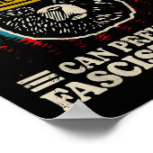 Nur Sie widerstehen, können faschistische Lügner v Poster (Ecke)