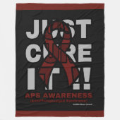 NUR, SIE ZU KÜRZEN... APS FLEECEDECKE (Vorderseite)