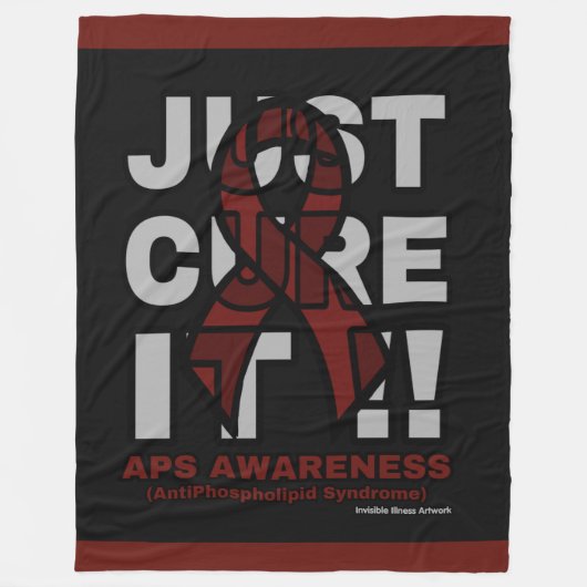 NUR, SIE ZU KÜRZEN... APS FLEECEDECKE (Vorderseite)