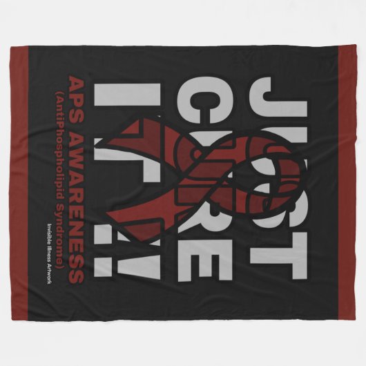 NUR, SIE ZU KÜRZEN... APS FLEECEDECKE (Vorderseite (Horizontal))