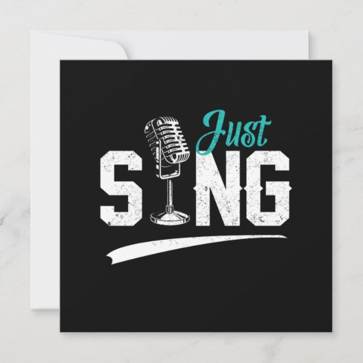 Nur Sing Choir Sängerin Musiker Gesang Musik Gesch Einladung (Vorderseite)