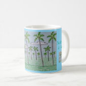 Nur Sip & Relax Palm Tree Grove Kaffeetasse (VorderseiteRechts)