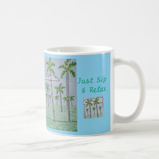 Nur Sip & Relax Palm Tree Grove Kaffeetasse