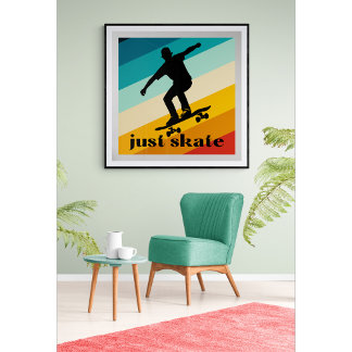 Nur Skate Skateboarding Poster