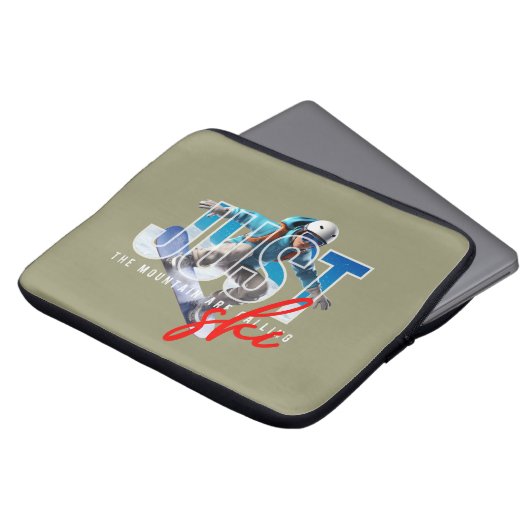 Nur Ski | 13" Laptopschutzhülle (Vorne Oben)