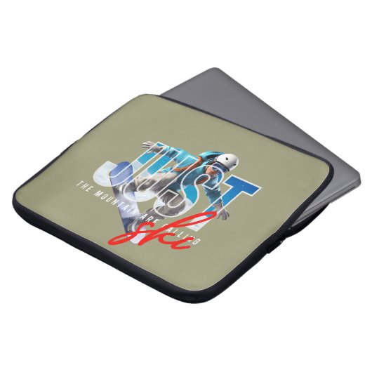 Nur Ski | 15" Laptopschutzhülle (Vorne Oben)