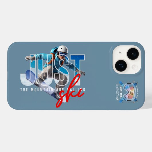 Nur Ski | Case-Mate iPhone Hülle (Rückseite (Horizontal))