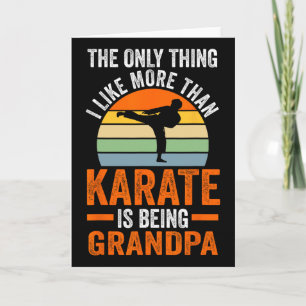 Nur so wie Karate ist Opa Marti Karte