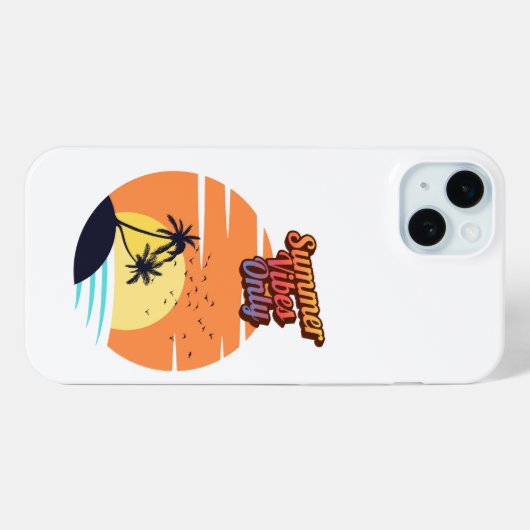 Nur Sommervibes. Case-Mate iPhone Hülle (Rückseite (Horizontal))