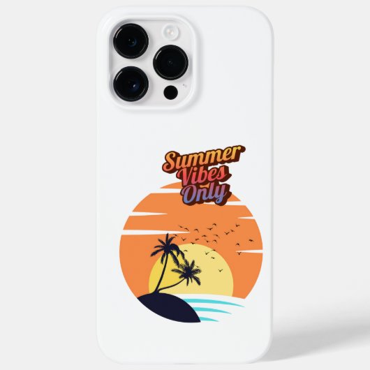Nur Sommervibes. Case-Mate iPhone Hülle (Rückseite)