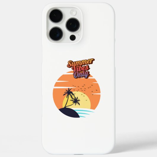 Nur Sommervibes. Case-Mate iPhone Hülle (Rückseite)