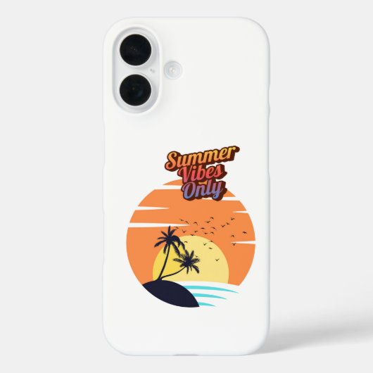 Nur Sommervibes Case-Mate iPhone Hülle (Rückseite)