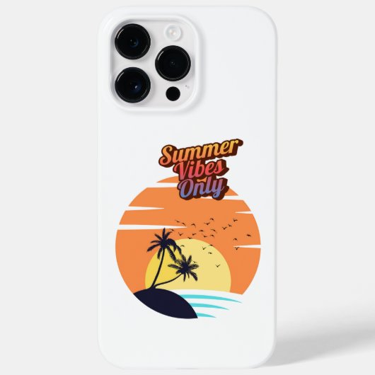 Nur Sommervibes. Case-Mate iPhone Hülle (Rückseite)