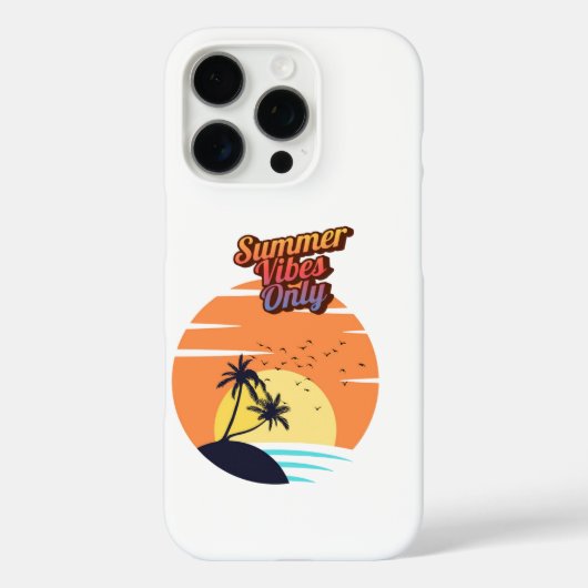 Nur Sommervibes Case-Mate iPhone Hülle (Rückseite)