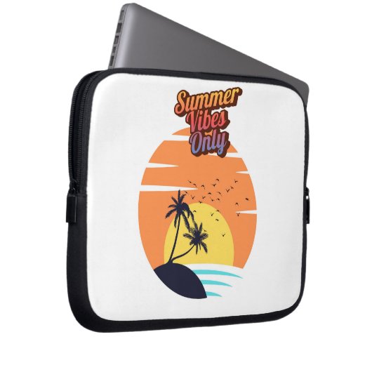 Nur Sommervibes. Laptopschutzhülle (Vorne Rechts)