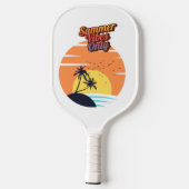 Nur Sommervibes Pickleball Schläger (Rückseite)