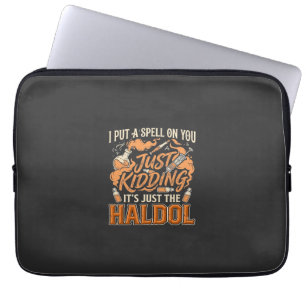 Nur Spaß Haldol Halloween Trankflasche Syring Laptopschutzhülle