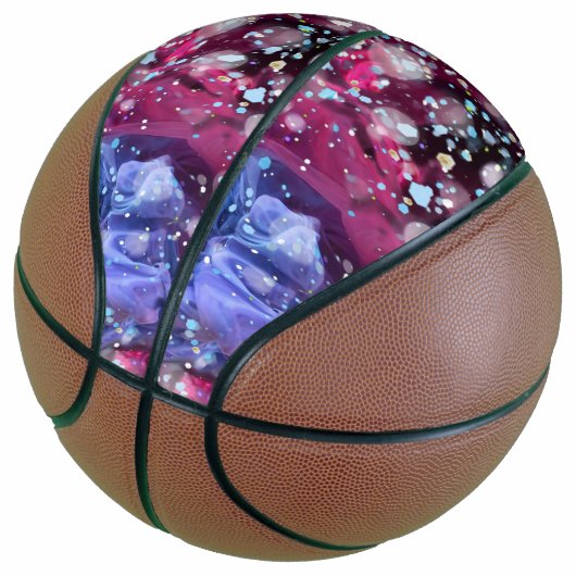 Nur Spaß, rosa Basketball (angewinkelt)
