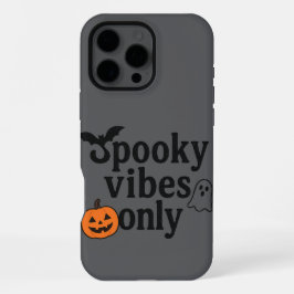 Nur Spooky Vibes 🎃 | Halloween-Sticker iPhone 16 Pro Max Hülle