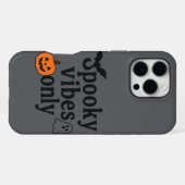 Nur Spooky Vibes 🎃 | Halloween-Sticker iPhone Hülle (Rückseite (Horizontal))