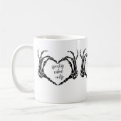 Nur Spooky Vibes Kaffeetasse (Links)