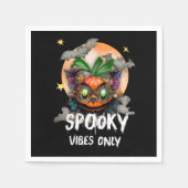 Nur Spooky Vibes Serviette (Vorderseite)