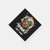 Nur Spooky Vibes Serviette (Ecke)