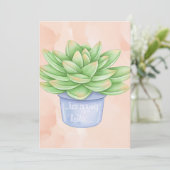 Nur Sprichwort Hallo...notcard Einladung (Stehend Vorderseite)