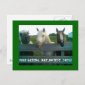 Nur Sprichwort, Heu, Heu, Typ! Postkarte (Vorne/Hinten)