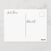 Nur Sprichwort Hi, Niedliches Eichhörnchen in Bäum Postkarte (Rückseite)