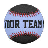 Nur Spritzer Farbe: Schwarz & Blau Baseball (Vorderseite)