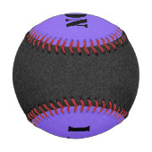 Nur Spritzer Farbe: schwarz & lila Baseball (Rückseite)