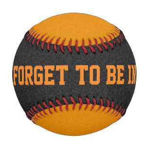 Nur Spritzer Farbe: Schwarz - Orange + Ihre Ideen Baseball