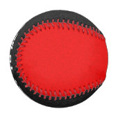 Nur Spritzer Farbe: Schwarz - Rot + Ihre Ideen Baseball (Vorderseite Links)