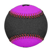 Nur Spritzer Farbe: schwarz und dunkelrosa Baseball (Rückseite)