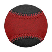 Nur Spritzer Farbe: schwarz und dunkelrot Baseball (Vorderseite)