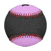 Nur Spritzer Farbe: schwarz und hellrosa Baseball (Rückseite)